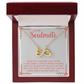 Endless Love Necklace: To My Soulmate I L'm Glad To Be Crazy About You