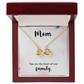 Endless Love Necklace: Mom : You Are The Heart Of This Family