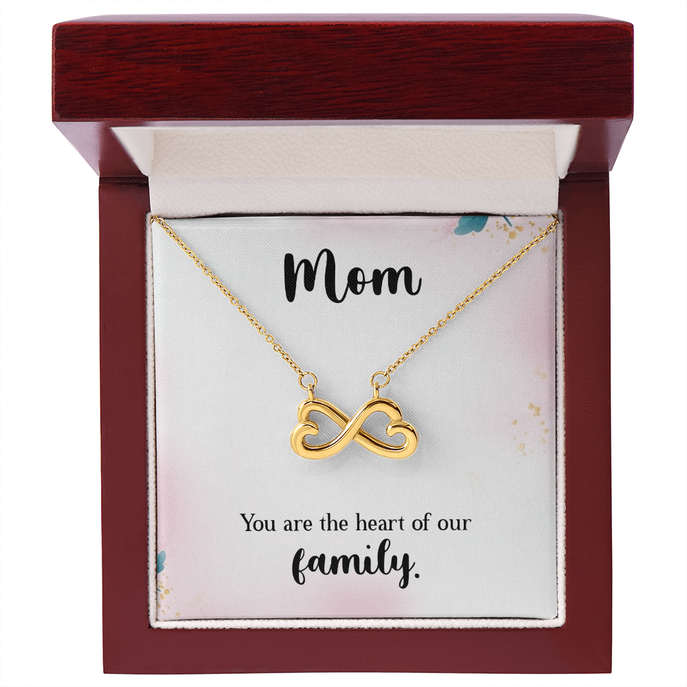 Endless Love Necklace: Mom : You Are The Heart Of This Family