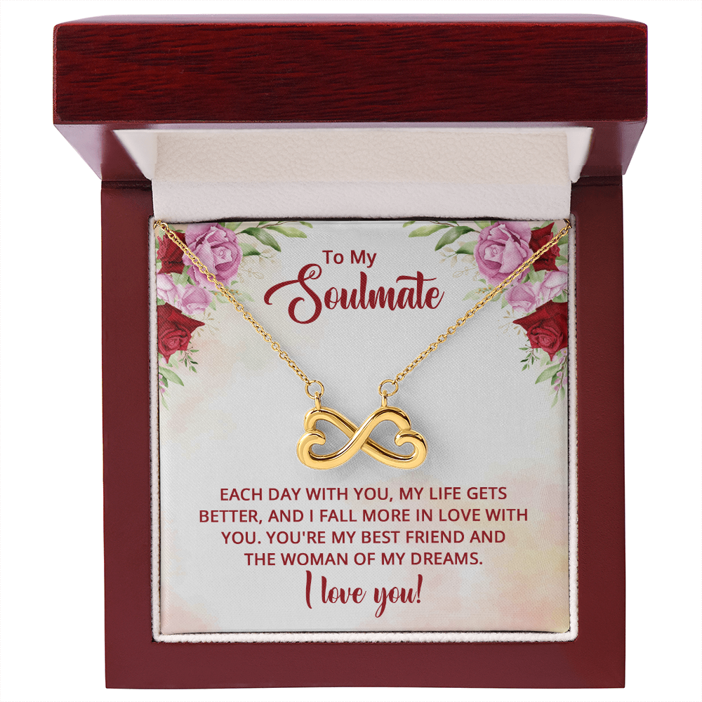 Endless Love Necklace:To My Soulmate I Love You !