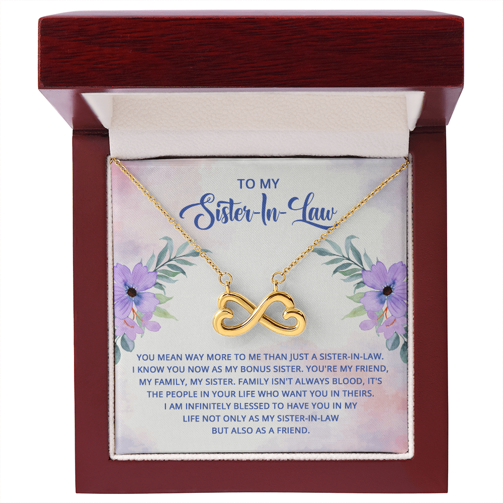 Endless Love Necklace: To My Sister -In-Law You Mean Way More To Me