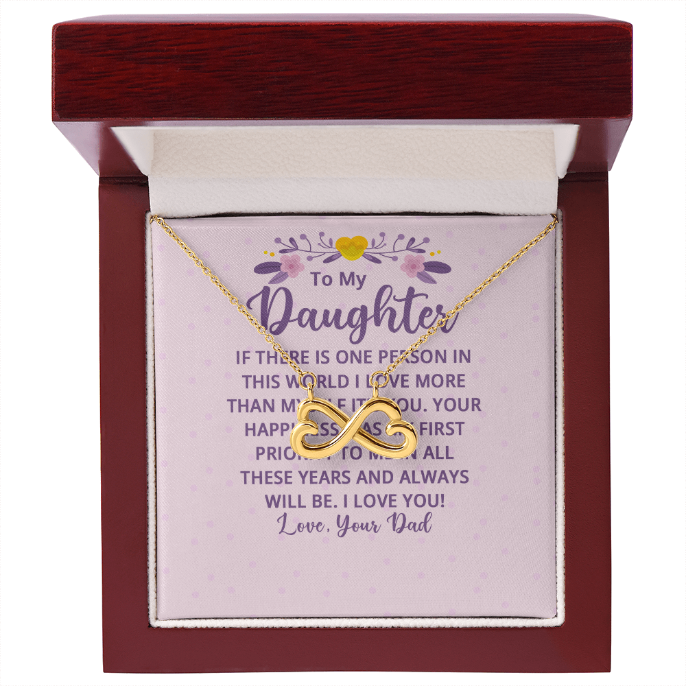 Endless Love Necklace:Daughter -Love Your Dad