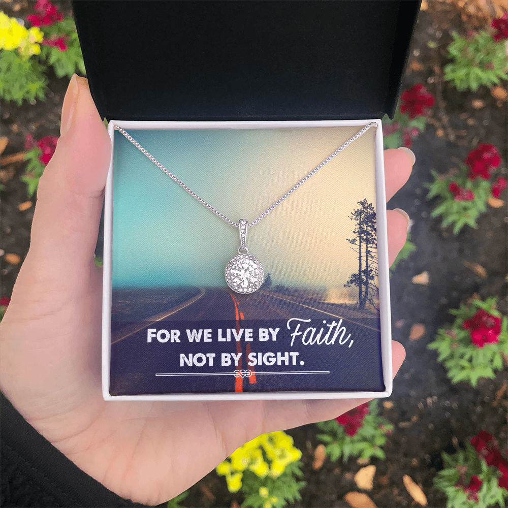 Eternal Hope Necklace: Women's : We live by Faith