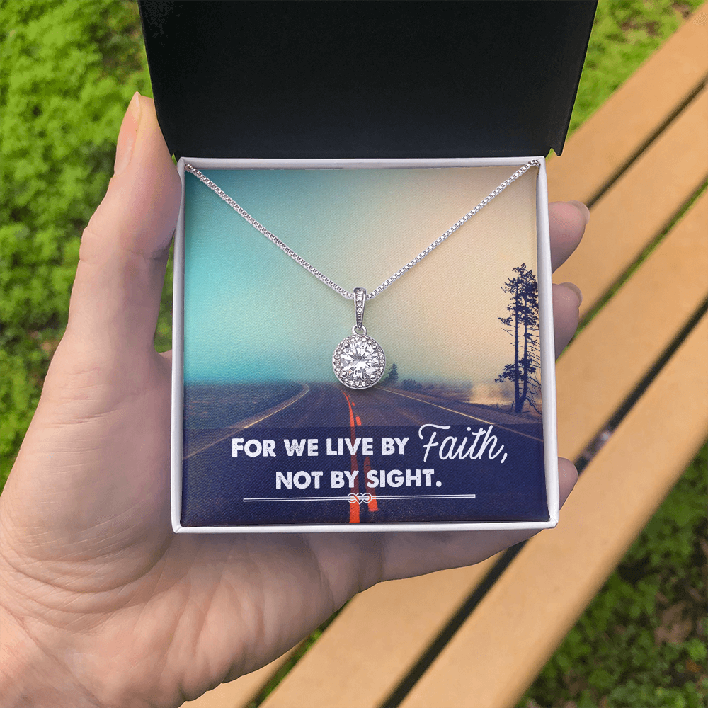 Eternal Hope Necklace: Women's : We live by Faith