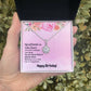 Eternal Hope Necklace: Happy birthday Good Friend