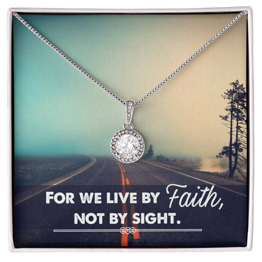 Eternal Hope Necklace: Women's : We live by Faith