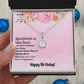 Eternal Hope Necklace: Happy birthday Good Friend