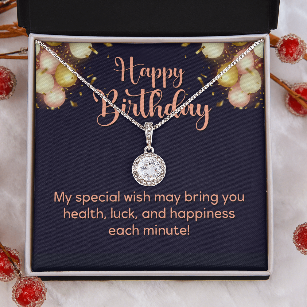 Eternal Hope Necklace: Happy Birthday Balloons