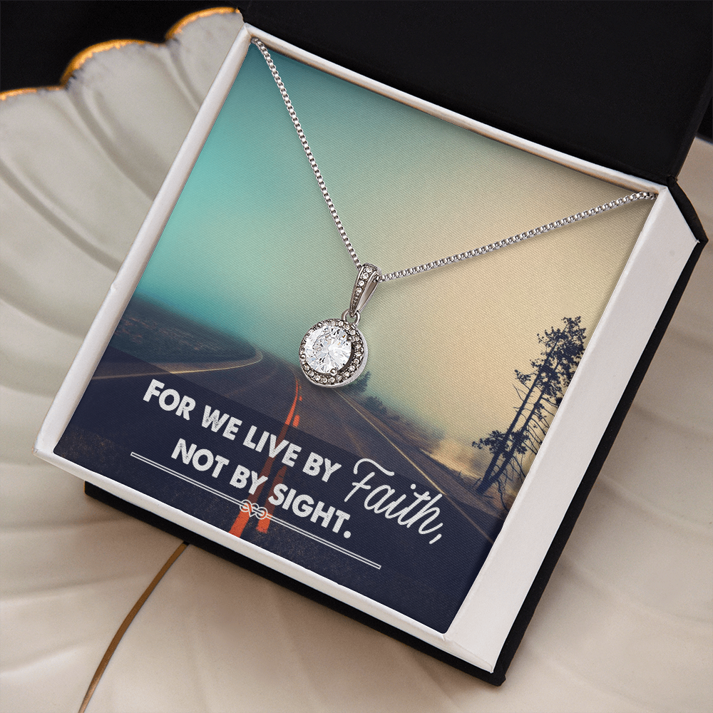 Eternal Hope Necklace: Women's : We live by Faith