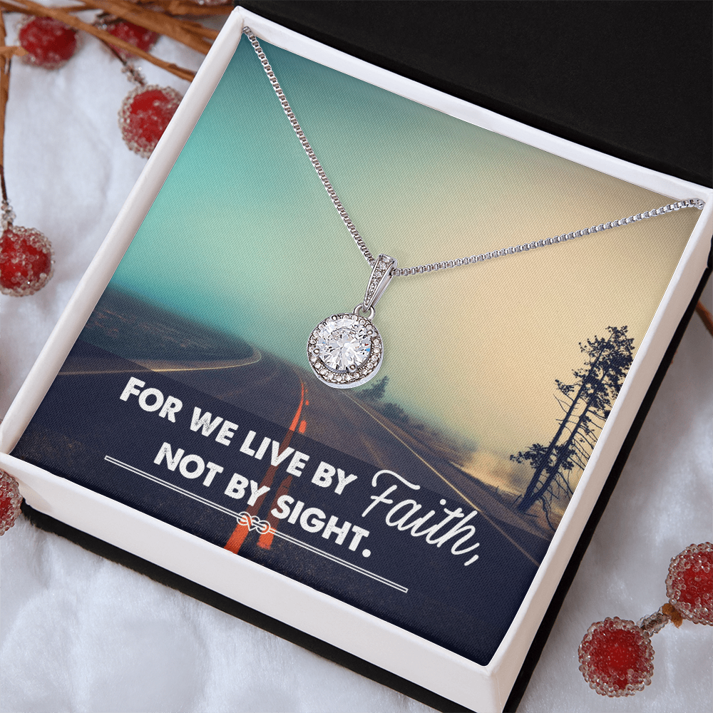 Eternal Hope Necklace: Women's : We live by Faith
