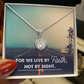 Eternal Hope Necklace: Women's : We live by Faith