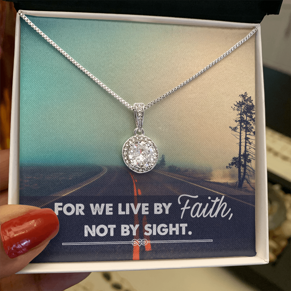 Eternal Hope Necklace: Women's : We live by Faith