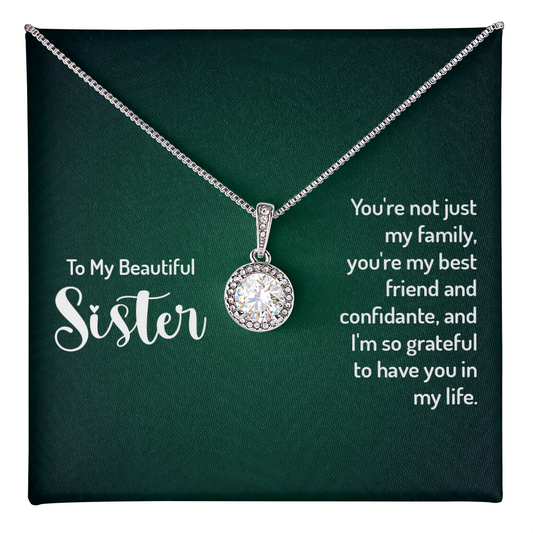 Eternal  Hope Necklace :To My Beautiful Sister