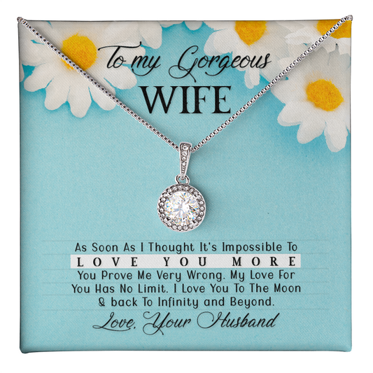 Eternal Hope Necklace:To My Gorgeous Wife