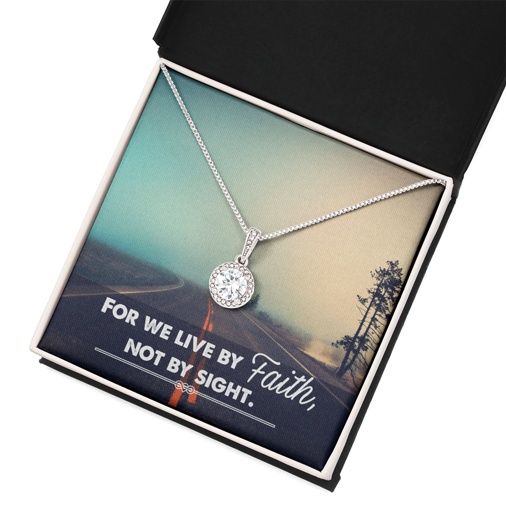 Eternal Hope Necklace: Women's : We live by Faith