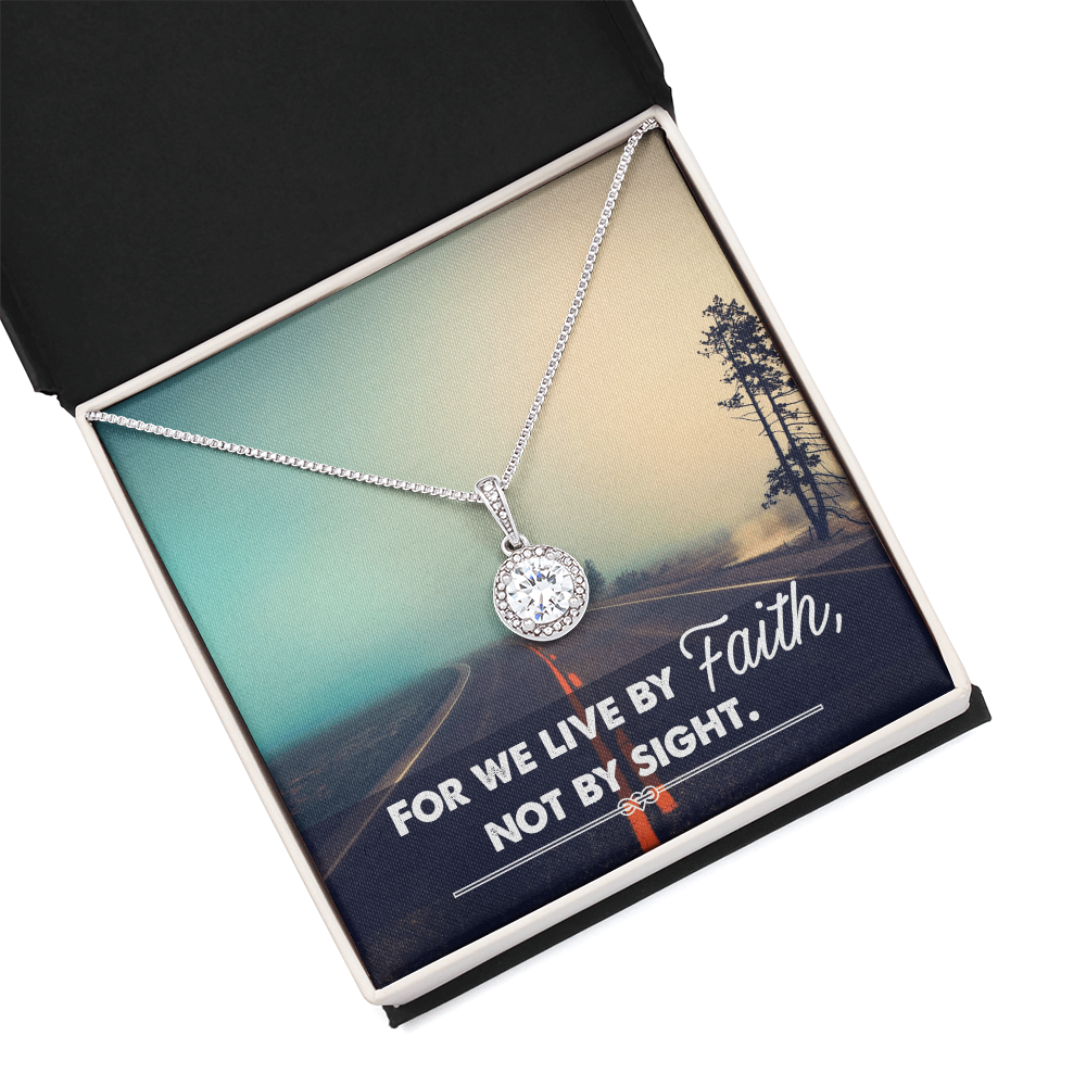 Eternal Hope Necklace: Women's : We live by Faith
