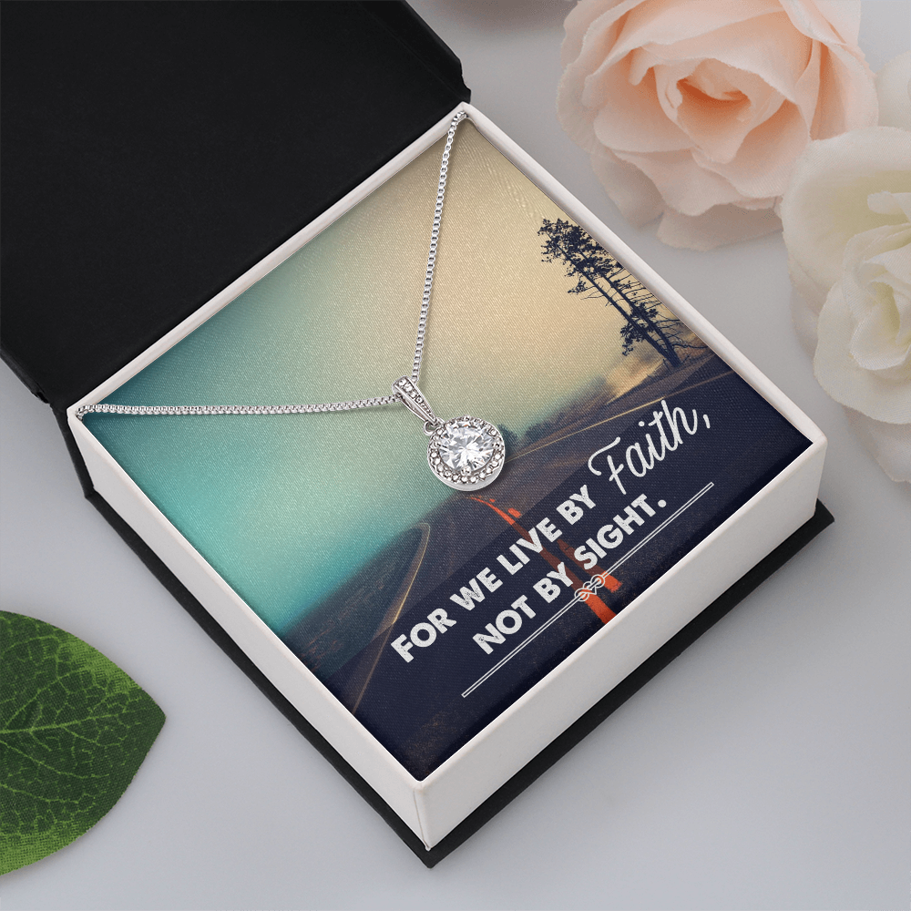 Eternal Hope Necklace: Women's : We live by Faith