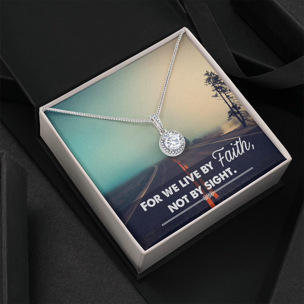 Eternal Hope Necklace: Women's : We live by Faith