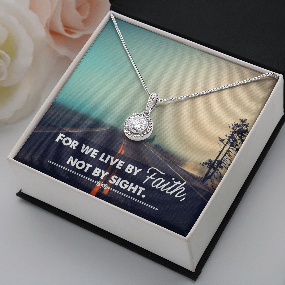 Eternal Hope Necklace: Women's : We live by Faith