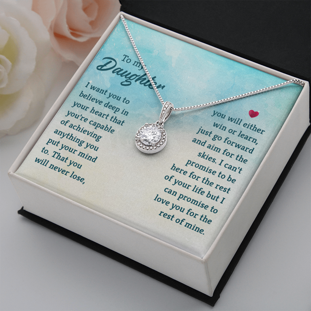 Eternal Hope Necklace: To My Daughter -Win or Learn