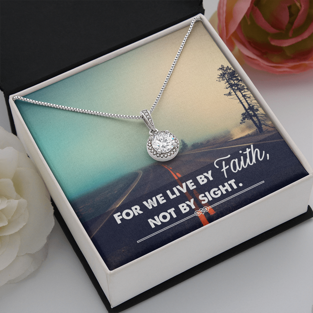 Eternal Hope Necklace: Women's : We live by Faith