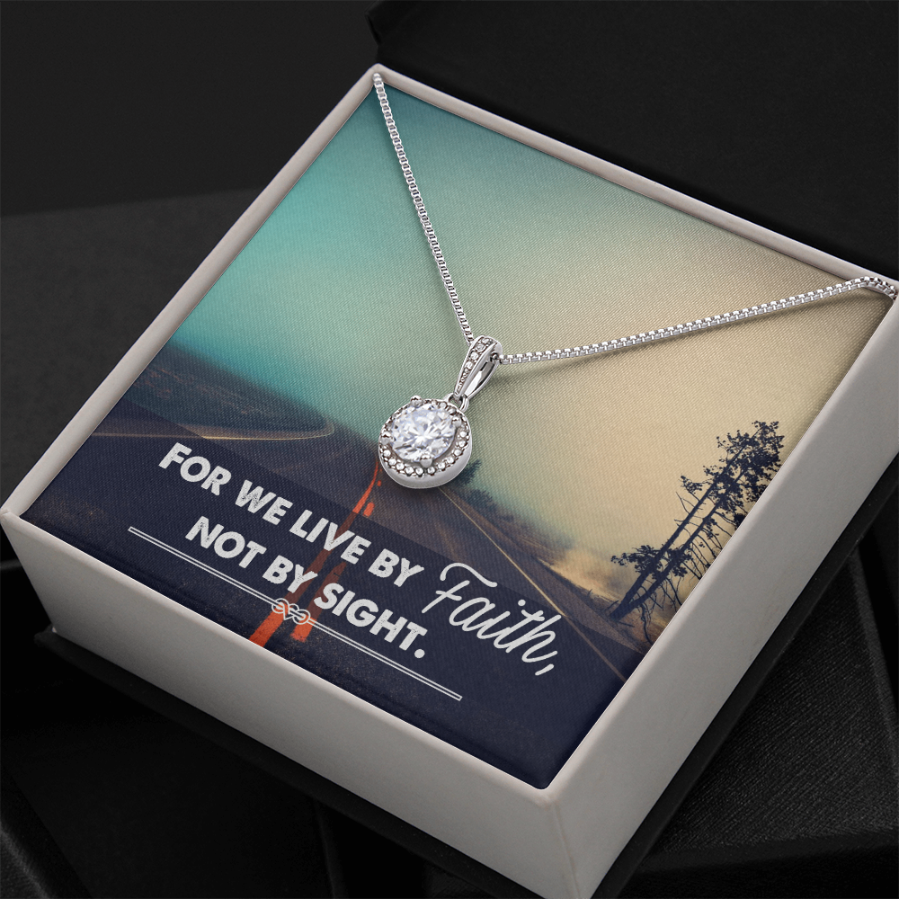 Eternal Hope Necklace: Women's : We live by Faith