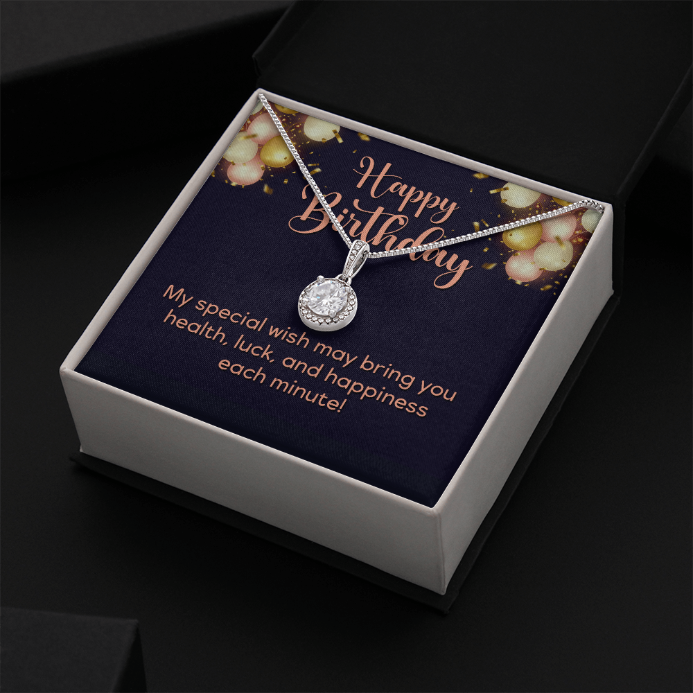 Eternal Hope Necklace: Happy Birthday Balloons
