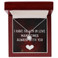 Eternal Hope Necklace: I Have Fallen In Love