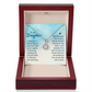 Eternal Hope Necklace: To My Daughter -Win or Learn