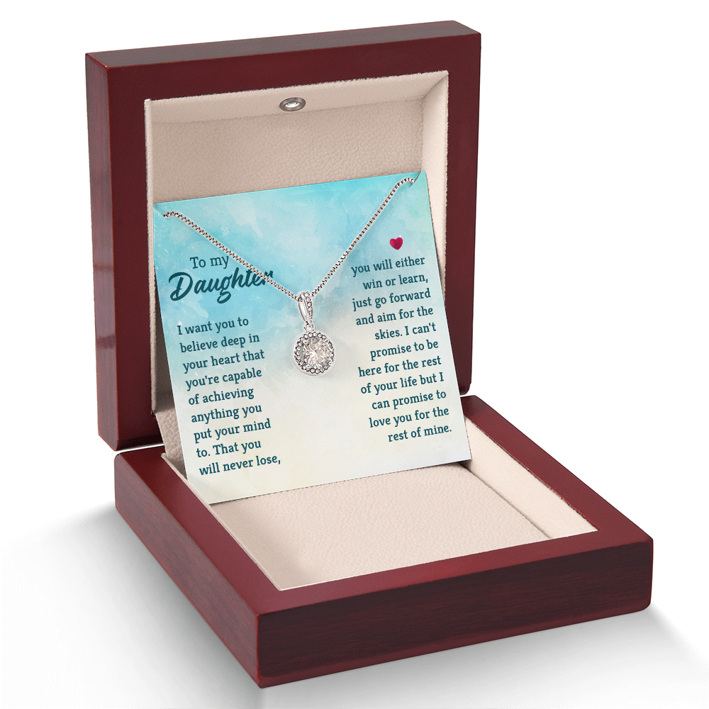 Eternal Hope Necklace: To My Daughter -Win or Learn