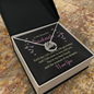 Lucky In Love Necklace: To My Beautiful Soulmate Each Day With You