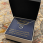 Lucky In Love Necklace:To An Amazing Woman Mum