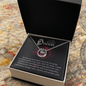 Lucky In Love Necklace: To My Beautiful Queen