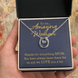 Lucky In Love Necklace:To An Amazing Woman Mum