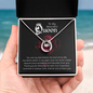 Lucky In Love Necklace: To My Beautiful Queen