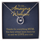 Lucky In Love Necklace:To An Amazing Woman Mum