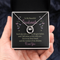 Lucky In Love Necklace: To My Beautiful Soulmate Each Day With You