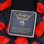 Lucky In Love Necklace:To An Amazing Woman Mum