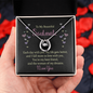 Lucky In Love Necklace: To My Beautiful Soulmate Each Day With You