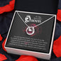 Lucky In Love Necklace: To My Beautiful Queen