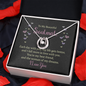 Lucky In Love Necklace: To My Beautiful Soulmate Each Day With You