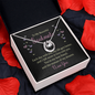 Lucky In Love Necklace: To My Beautiful Soulmate Each Day With You