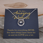 Lucky In Love Necklace:To An Amazing Woman Mum