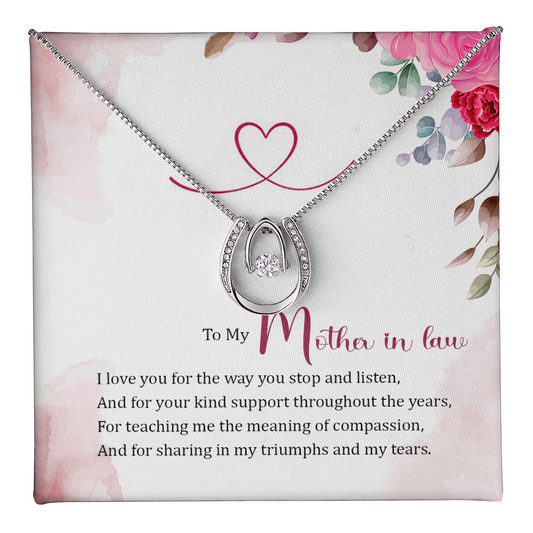 Lucky In Love Necklace:To My Mother In Law
