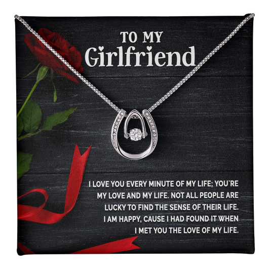 Lucky In Love Necklace:To My Girl Friend