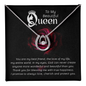 Lucky In Love Necklace: To My Beautiful Queen