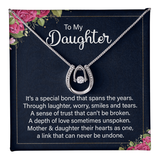 Lucky In Love Necklace: To My Daughter