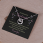 Lucky In Love Necklace: To My Beautiful Soulmate Each Day With You