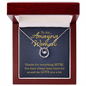 Lucky In Love Necklace:To An Amazing Woman Mum