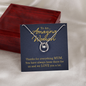 Lucky In Love Necklace:To An Amazing Woman Mum